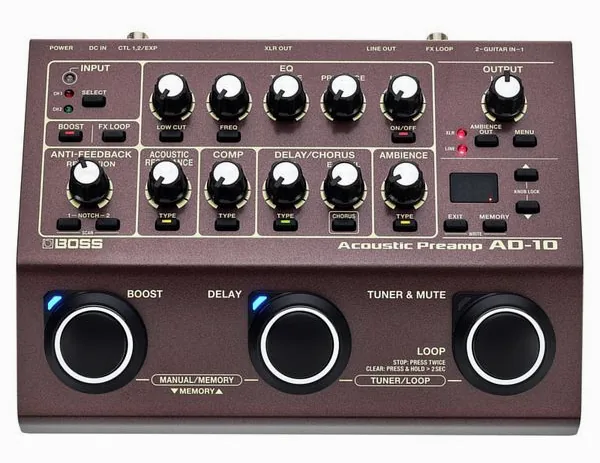 Boss AD-10 Acoustic Preamp & FX, detail 3