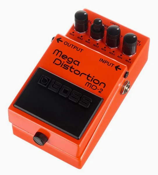 Boss MD-2 Mega Distortion, front view