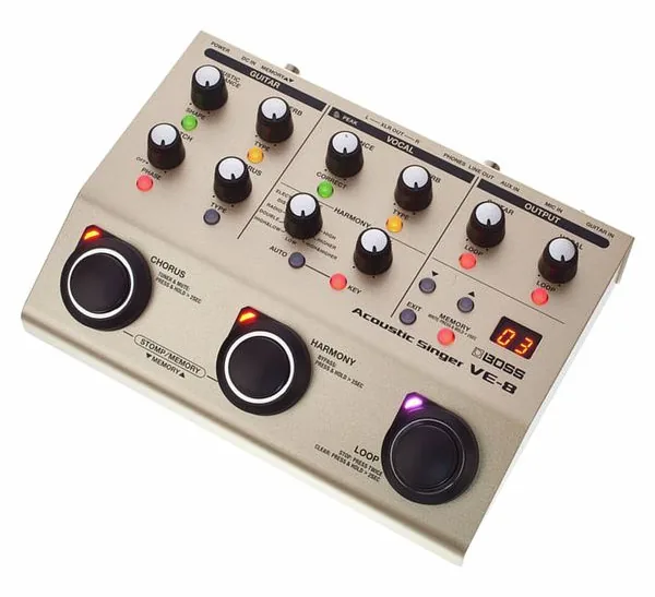 Boss VE-8 Acoustic Singer, detail 2