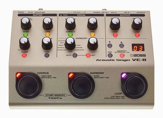 Boss VE-8 Acoustic Singer, detail 3