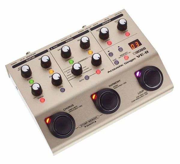 Boss VE-8 Acoustic Singer, detail 4