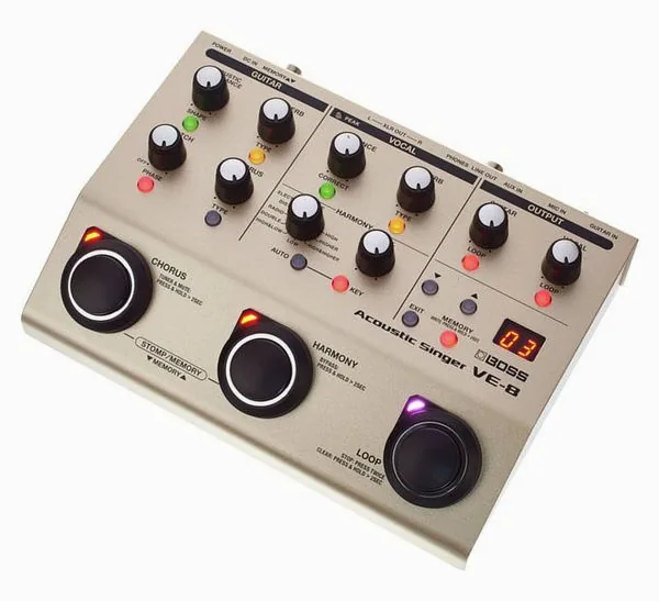 Boss VE-8 Acoustic Singer, front view
