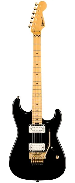 Charvel Am NC SD1 HH FR GBLK, front view