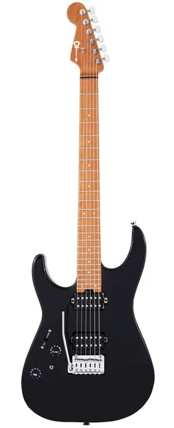 Charvel Pro-Mod DK24 HH CM LH BK, front view