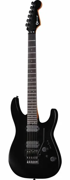 Charvel Pro-Mod Plus DK24 HH FR SBK, front view