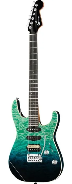 Charvel Pro Mod Plus DK24 HSS BLCU, front view