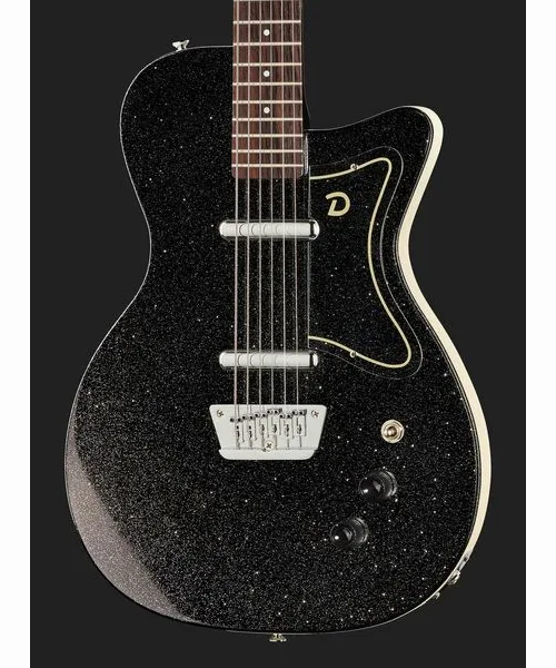Danelectro 56 Baritone Black Metal Flake, detail 4