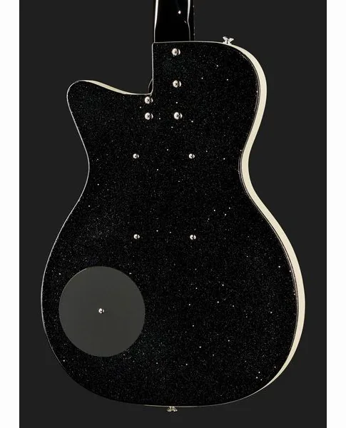 Danelectro 56 Baritone Black Metal Flake, detail 5