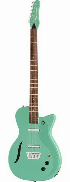 Danelectro 56 Vintage Baritone Dark Aqua, front view