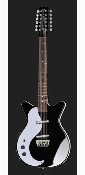 Danelectro 59 Dano 12 Lefthand BK, detail 2