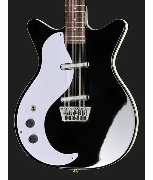 Danelectro 59 Dano 12 Lefthand BK, detail 4