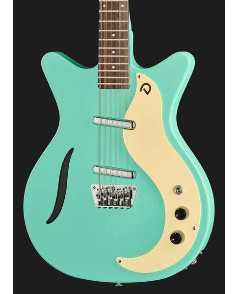 Danelectro 59 Vintage 12 String Dark Aqua, detail 4