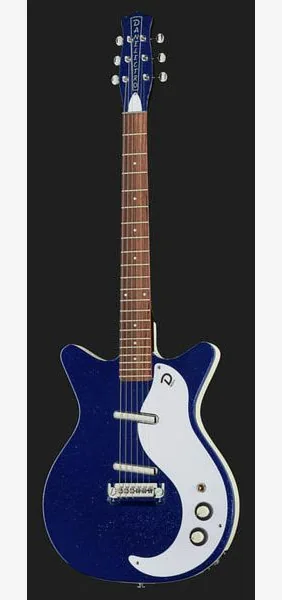Danelectro 59M NOS+ Blue Metalflake 60th, detail 2