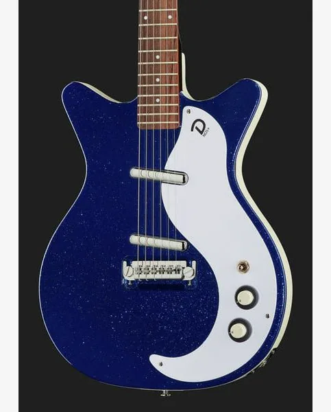 Danelectro 59M NOS+ Blue Metalflake 60th, detail 4