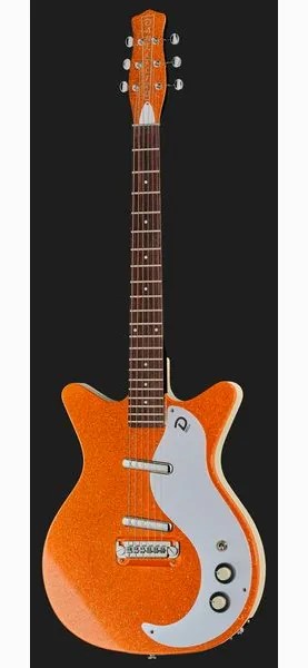 Danelectro 59M NOS+ Orange Metalflake, detail 2