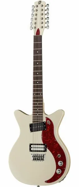 Danelectro 59X12 vintage cream, front view