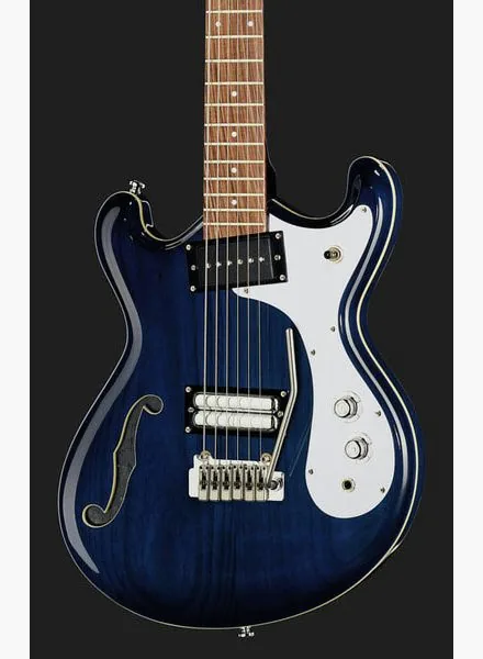 Danelectro 66BT Blue Burst, detail 4