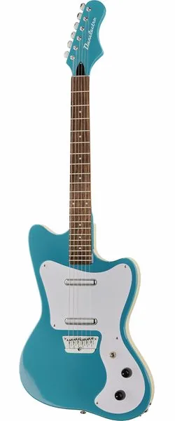 Danelectro 67 Aqua, front view