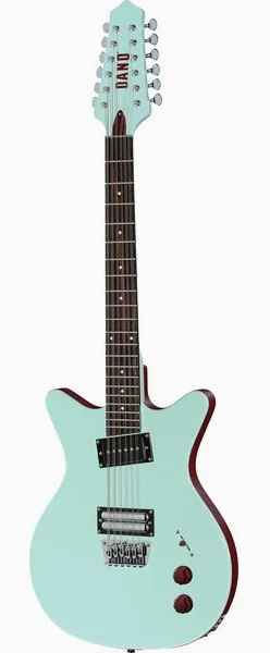 Danelectro Dan O. Cool 12 String Aqua, front view