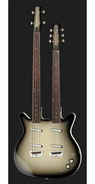 Danelectro DB604 Black Burst, detail 2