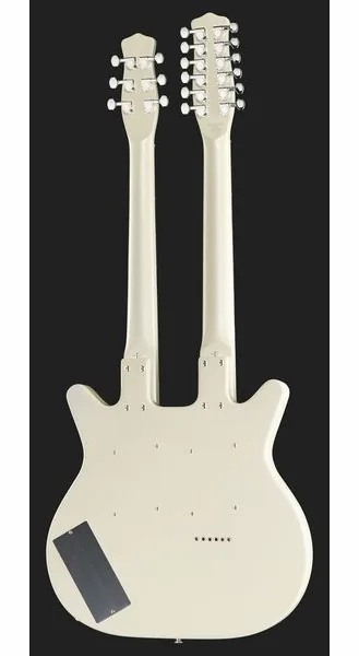 Danelectro Doubleneck 612 White, detail 3