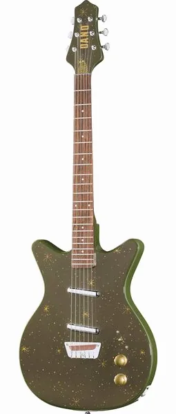 Danelectro Golden 1950's Green, front view