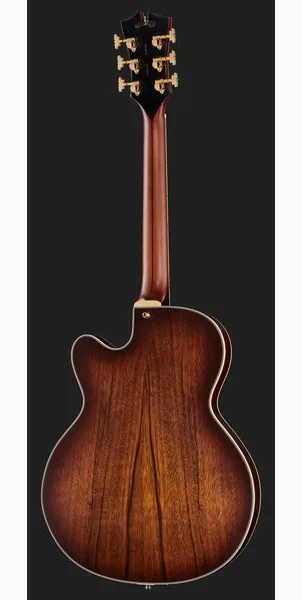 DAngelico Deluxe 59 Satin Brown Burst, detail 3