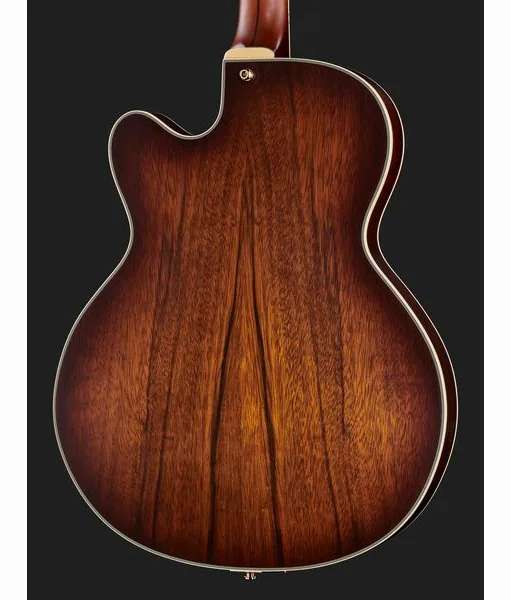 DAngelico Deluxe 59 Satin Brown Burst, detail 5