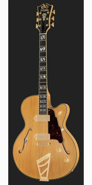 DAngelico Deluxe 59 Satin Honey, detail 2