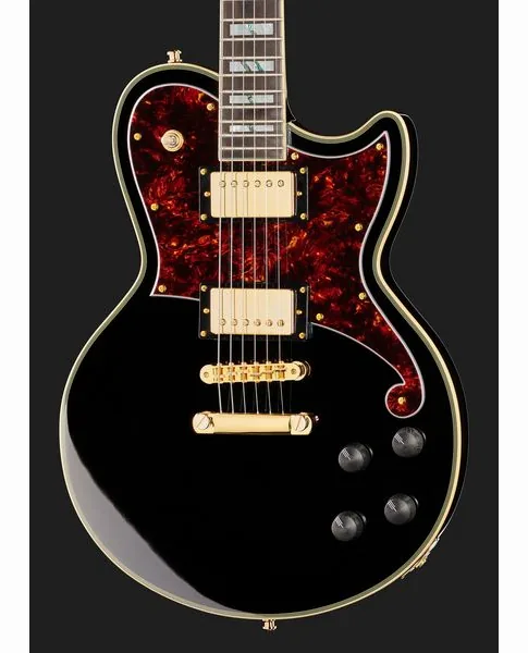 DAngelico Deluxe Atlantic Solid Black, detail 4