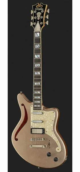 DAngelico Deluxe Bedford SH Desert Gold, detail 2