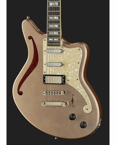 DAngelico Deluxe Bedford SH Desert Gold, detail 4