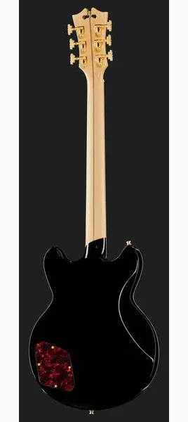 DAngelico Deluxe Brighton Solid Black, detail 3