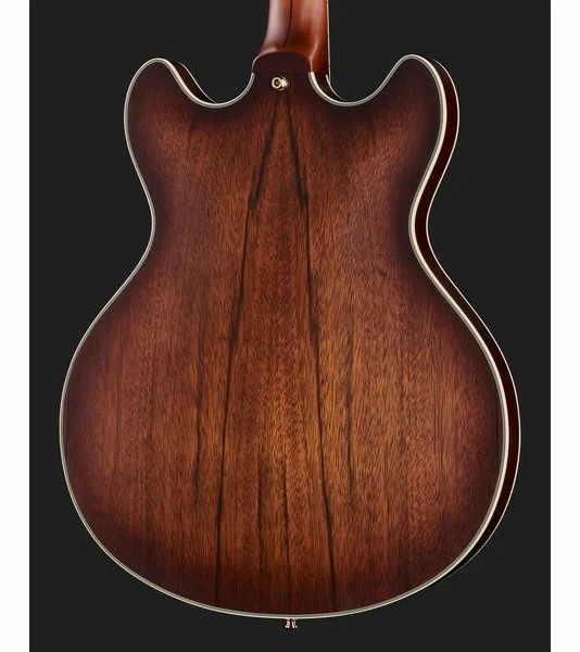 DAngelico Deluxe DC Satin Brown Burst, detail 5