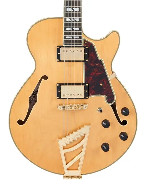 DAngelico Deluxe SS Satin Honey, detail 4