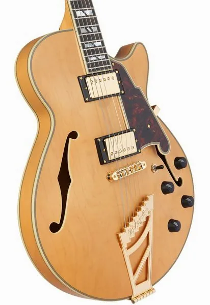 DAngelico Deluxe SS Satin Honey, detail 5