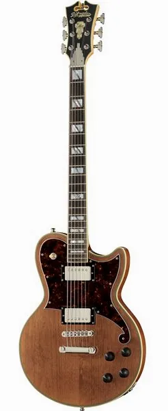 DAngelico DLX Atlantic Baritone Walnut, front view