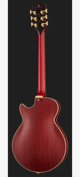DAngelico DLX SS Barit. Satin Trans Wine, detail 3