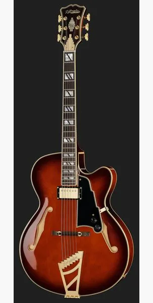 DAngelico Excel 16 Amaretto Burst, detail 2