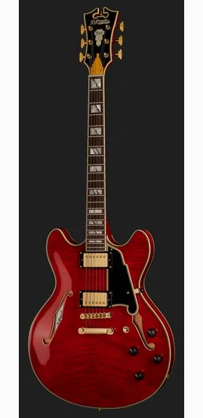 DAngelico Excel DC Trans Cherry, detail 2