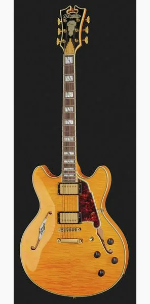 DAngelico Excel DC Vintage Natural, detail 2