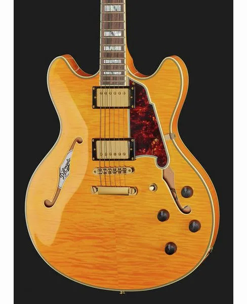 DAngelico Excel DC Vintage Natural, detail 4