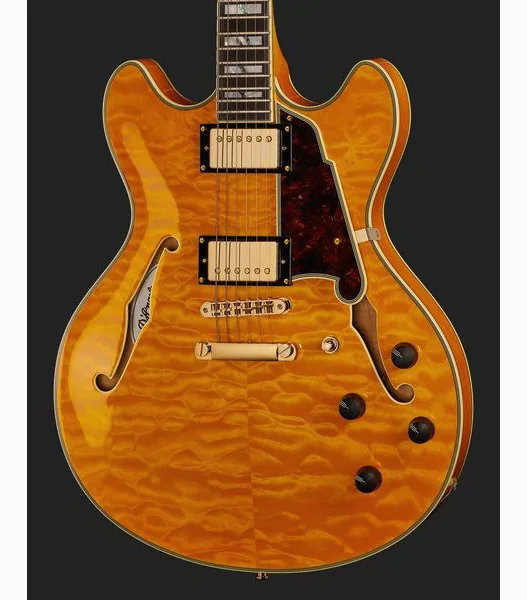 DAngelico Excel DC XT Vintage Nat Quilt, detail 4