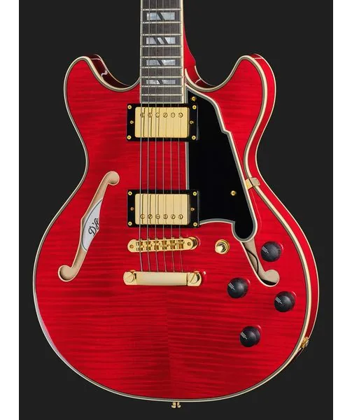 DAngelico Excel Mini DC Trans Cherry 25, detail 4