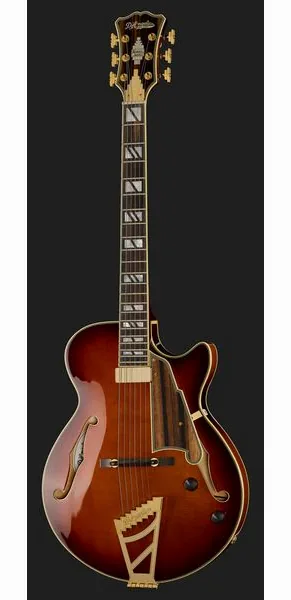 DAngelico Excel SS Soho Amaretto Burst, detail 2