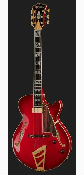 DAngelico Excel SS Soho Dark Cherry Burs, detail 2