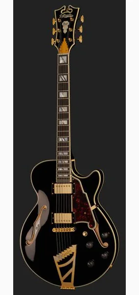 DAngelico Excel SS Solid Black, detail 2