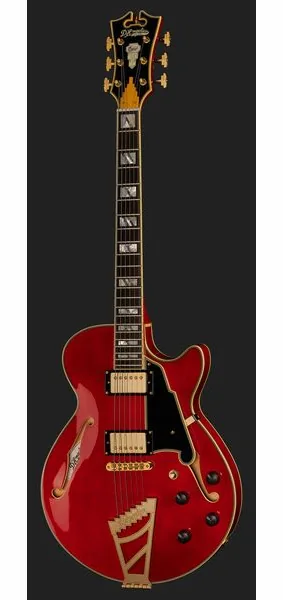 DAngelico Excel SS Trans Cherry, detail 2