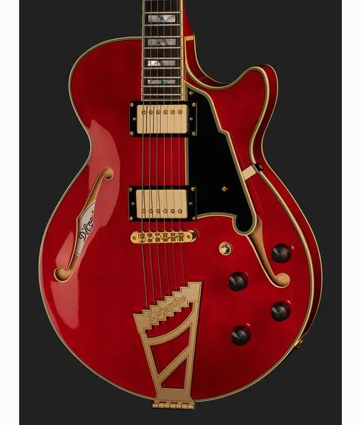 DAngelico Excel SS Trans Cherry, detail 4