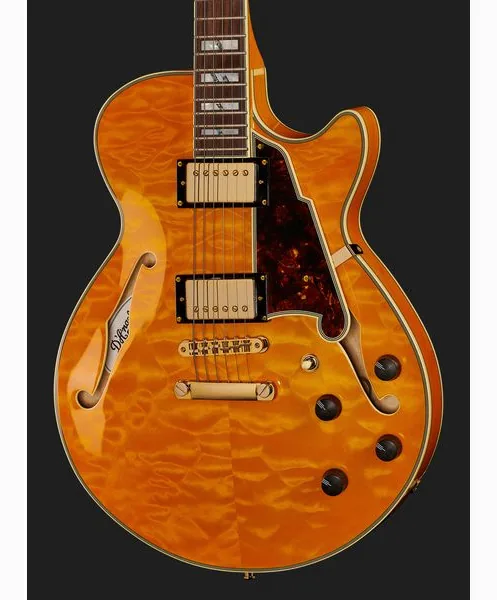 DAngelico Excel SS XT Vintage Nat Quilt, detail 4